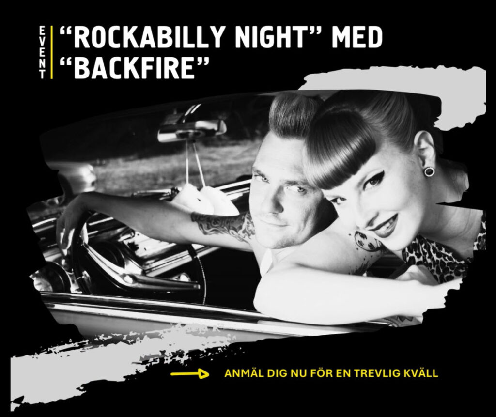 Rocka Billy kväll på Hökensås Camping Caravan Club of Sweden