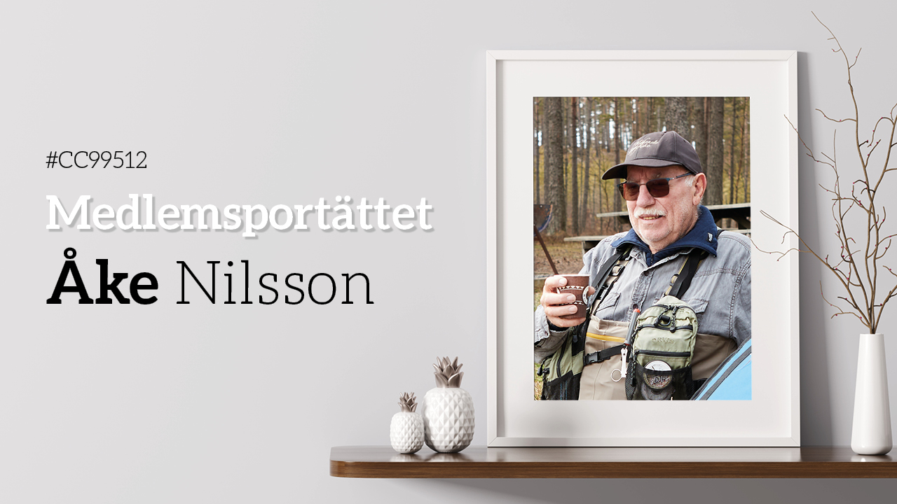 Åke Nilsson tar vara på livet. Som husvagnsälskande pensionär är möjligheterna till det dessutom goda.